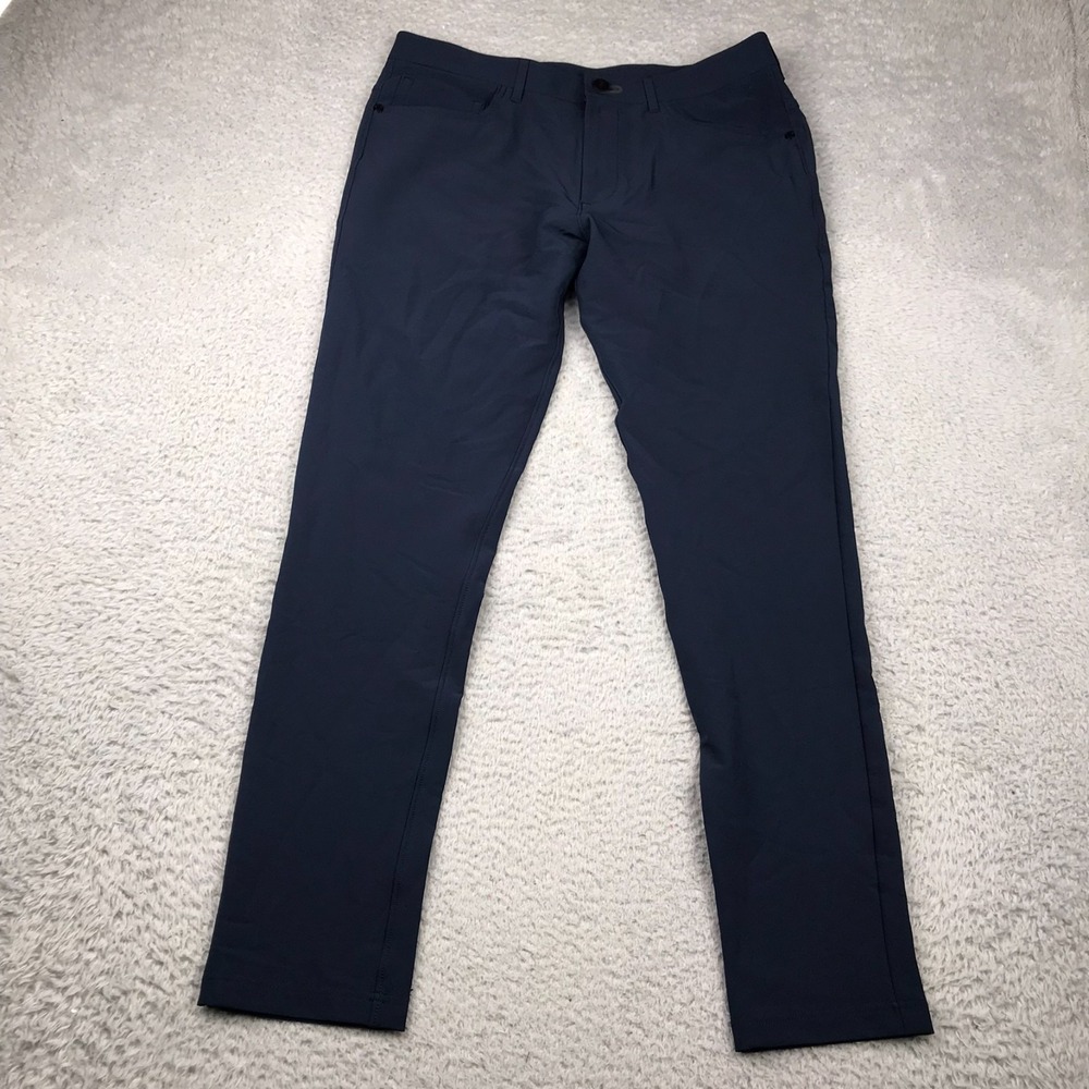 Public Rec Workday Pants Mens 31/32 Navy Performance Tech Stretch NEW NWT